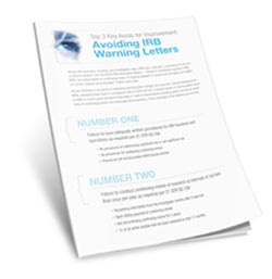 Avoiding IRB Warning Letters