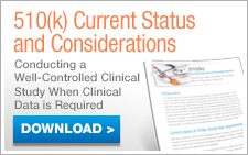 510(k) Current Status and Considerations