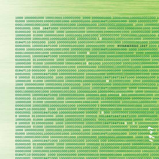 1947 Nuremberg Code