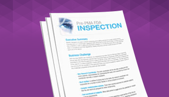 Pre-PMA FDA Inspection