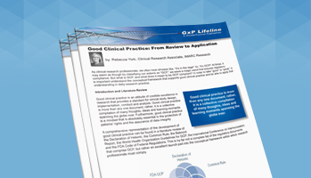Gxp Lifeline: Good Clinical Practice