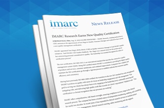 IMARC Research Earns New Quality Certification