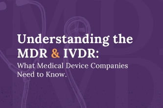 Understanding the MDR & IVDR